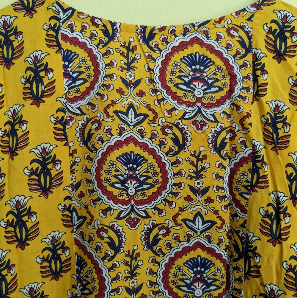 L Printed Kurta - Picture 4 of 10